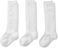 👧 enhance style and comfort with the classroom little girls' uniform opaque knee hi socks 3-pack logo