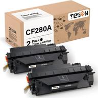 🖨️ tesen 80a cf280a pro 400 compatible toner cartridge for hp laser printer m401n m401dn m401dne m401dw mfp m425dn m425dw 2pk logo