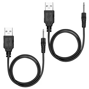 img 4 attached to 🔌 Кабель быстрой зарядки с адаптером USB 2,5 мм - идеальный для вибромассажера | Заменяемый кабель для зарядки постоянного тока | 2 штуки