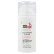 sebamed moisturizing face cream with pump: vitamin e for sensitive skin, long lasting hydration (3.4 fl.oz/100ml) - dermatologist recommended logo