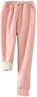 🔥 stay cozy in style: hesayep women's sherpa lined sweatpants with pockets логотип