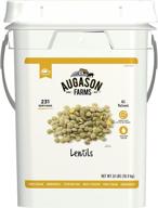 🥫 high-quality augason farms lentil beans emergency food storage - 4 gallon bucket with 231 servings логотип