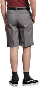 img 1 attached to Dickies Flexwaist Front Short Silver Boys' Clothing