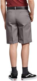 img 2 attached to Dickies Flexwaist Front Short Silver Boys' Clothing