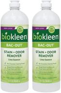 🌿 biokleen bac-out stain remover for clothes - 2 pack - enzymatic laundry solution, eco-friendly & plant-based, 32 ounces logo