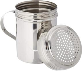 img 1 attached to 🧂 High-Quality Credentials Stainless Steel Multipurpose Dredge Shaker Set - Salt & Sugar Shakers, 10 Oz. Each, Pack of 2