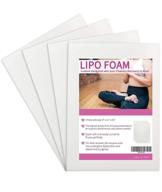 💪 liposuction foam pads for post-surgery recovery, birllaid bbl foam boards enhancing results after liposuction, supportive for ab board compression garments and tummy tuck, pack of 4 foam sheets for effective healing - 8"x11 логотип