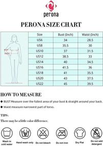 img 3 attached to PERONA Tankini Swimsuit Control Swimwear Sports & Fitness for Water Sports