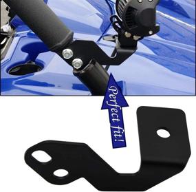 img 1 attached to 🚙 WSays Side Pillar Mounting Brackets Custom Compatible with Offroad LED Cube Pods Light for UTV Polaris RZR XP 900 1000