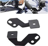 🚙 wsays side pillar mounting brackets custom compatible with offroad led cube pods light for utv polaris rzr xp 900 1000 logo