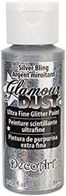 img 1 attached to ✨ DecoArt Silver Bling Glitter Paint - 2oz Glamour Dust