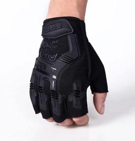 img 1 attached to FANGIER Fingerless Lightweight Breathable Motorcycling