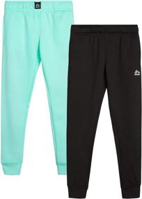 img 4 attached to Девичьи уличные брюки для девочек RBX Joggers Heather Детская одежда и активный отдых.