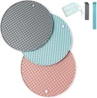 🍳 trivet potholders with silicone hot pads logo