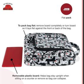 img 2 attached to Big Red House Supply Toiletry Bag for Women and Men - Organized Hanging Travel Bag for Toiletries, Makeup, and Shaving Supplies