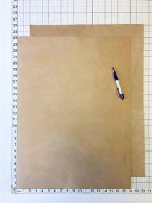 img 3 attached to 🔱 Premium Vegetable Tanned Veg Tan Leather: Raw Thick Square Real Leather for Crafts - High-Quality Vegetable Tanned Leather Material in Raw Leather Pieces (Veg Tan, 18x24In/ 45x60cm)