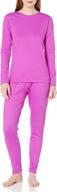 🥶 fruit of the loom women's thermal underwear set with fleece lining logo