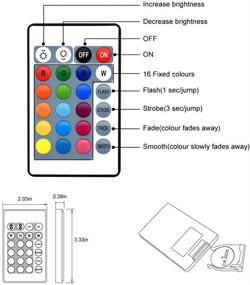 img 2 attached to 🔦 Waterproof Changing Spotlight Kuniwa with Dimmable Features