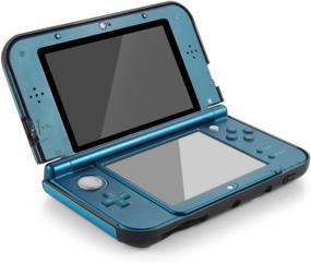 img 2 attached to TNP Light Blue Protective Case for Nintendo NEW 3DS XL LL 2015 - Durable Plastic & Aluminum Full Body Cover with Modified Hinge-less Design