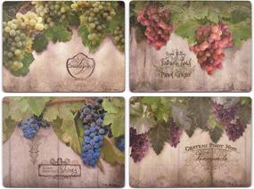 img 3 attached to 🍷 Tuscan Vineyard Set Placemats by Pimpernel