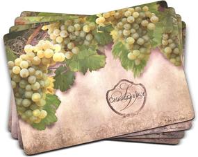 img 4 attached to 🍷 Tuscan Vineyard Set Placemats by Pimpernel