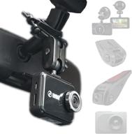 📸 convenient dash cam mirror mount kit: compatible with rexing v1, falcon f170, z-edge, old shark, yi, kdlinks x1, vantrue, and more! logo