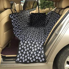 img 2 attached to Premium Geepro Waterproof Pet Dog Car Hammock: Ultimate Back Seat Cover Protection Blanket