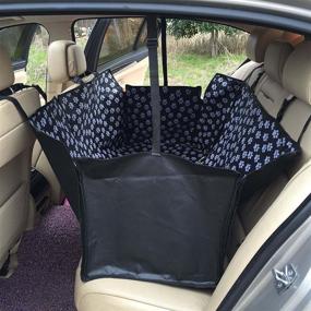 img 3 attached to Premium Geepro Waterproof Pet Dog Car Hammock: Ultimate Back Seat Cover Protection Blanket