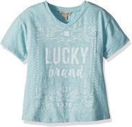 👚 lucky brand attitude tee shirts for girls: short sleeve awesomeness! logo