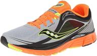 saucony kinvara vizi running silver men's shoes: lightweight comfort and enhanced visibility логотип