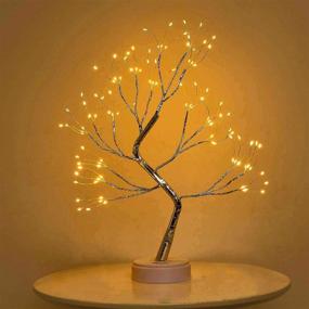 img 4 attached to 🌳 Fairy Lights Tree Lamp: Magical Spirit Tree for DIY Home Decoration & Parties (108LED, Warm White Glow)