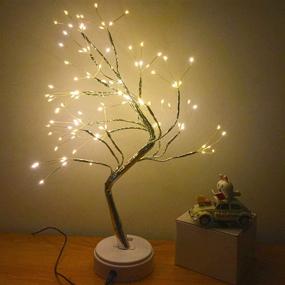 img 3 attached to 🌳 Fairy Lights Tree Lamp: Magical Spirit Tree for DIY Home Decoration & Parties (108LED, Warm White Glow)