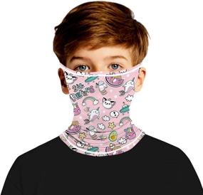 img 3 attached to Gaiters Bandana Loops Mouth Protection Boys' Accessories : Cold Weather