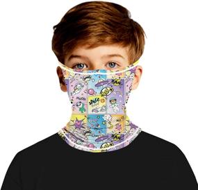 img 2 attached to Gaiters Bandana Loops Mouth Protection Boys' Accessories : Cold Weather