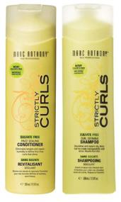 img 2 attached to Revitalize & Define Your Curls with Marc Anthony Strictly Curls Sulfate Free Shampoo & Conditioner Set