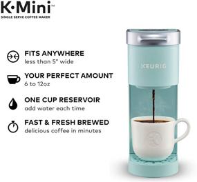 img 3 attached to ☕ Keurig К-Мини Кофеварка, Одноразовая К-Капсульная Бразильца, Размеры заваривания от 6 до 12 унций, Оазис- улучшенный SEO