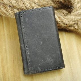 img 1 attached to Leaokuu Genuine Leather Wallet Coffee