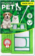 🐶 vanduck reusable pet heavy duty mop pads - compatible with swiffer sweeper mops (4-pack) - washable microfiber pads for wet & dry use - all-purpose floor mopping & cleaning pads logo