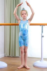 img 3 attached to ❄️ TFJH Gymnastics Leotard: Snowflake Girls' Clothing for Active Practice