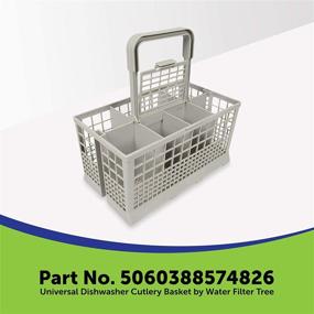 img 3 attached to 🔍 Versatile Dishwasher Cutlery Basket (9.45"x 5.5"x 4.7") - Compatible with Kenmore, Whirlpool, Bosch, Maytag, KitchenAid, Samsung, GE, and More (Original Version)