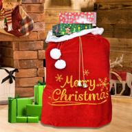 🎁 christmas drawstring decoration for holiday presents logo