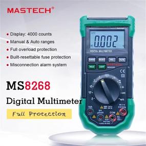 img 3 attached to Mastech Digital Multimeter Capacitance Frequency