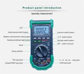 img 2 attached to Mastech Digital Multimeter Capacitance Frequency