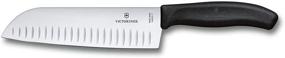 img 1 attached to Optimized for SEO: Victorinox 7 Inch Swiss Classic Santoku Knife with Granton Blade