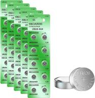 pack of 50 skoanbe sr626sw ag4 lr626 377 1.5v button coin cell watch batteries logo