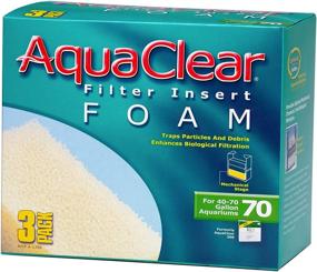 img 1 attached to 🐠 AquaClear 70 Foam Filter Inserts – Premium Aquarium Filter Replacement Media, 3-Pack, Model A1396