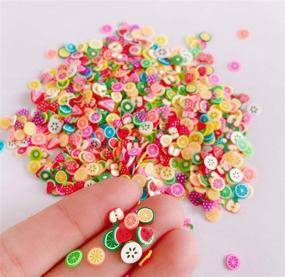 img 2 attached to 🍉 EHOPE 3000 PCS 3D Polymer Fruit Slices: Ultimate DIY Nail Art, Slime Making, and Crafts Kit