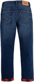 img 3 attached to Levi's Boys' 512 Slim Taper Fit Jeans in Black Light - Enhanced SEO