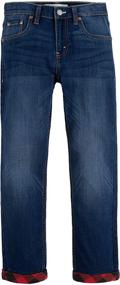 img 4 attached to Levi's Boys' 512 Slim Taper Fit Jeans in Black Light - Enhanced SEO