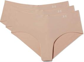 img 2 attached to 🩲 3-Pack Women's Pure Stretch Hipster Underwear by Under Armour